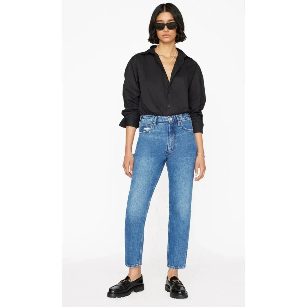 FRAME Le High N Tight Tapered Denim Jeans Stearnlee Size 30 NWT - Picture 2 of 13